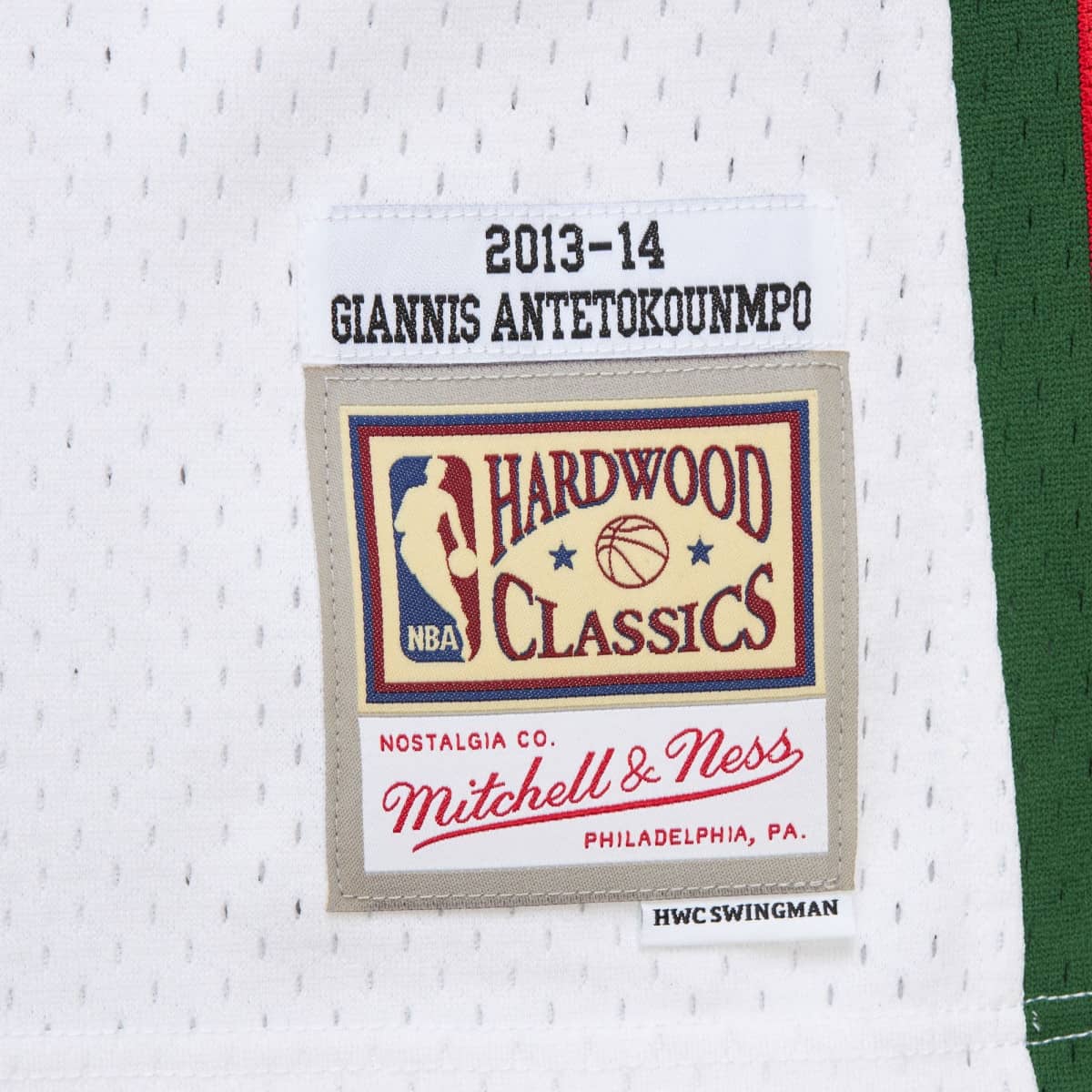 Milwaukee Bucks Giannis Antetokounmpo Mitchell&Ness HWC Swingman Jersey