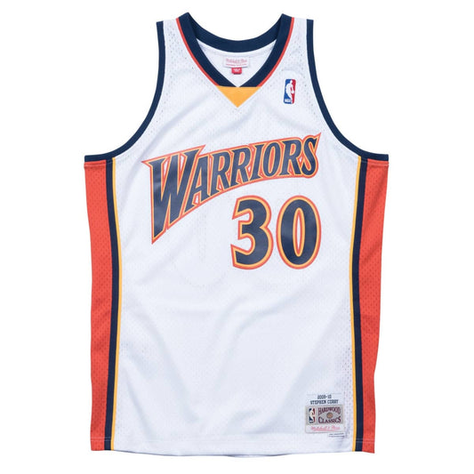 Golden State Warriors Stephen Curry White 2009/10 Swingman Jersey - Mitchell & Ness
