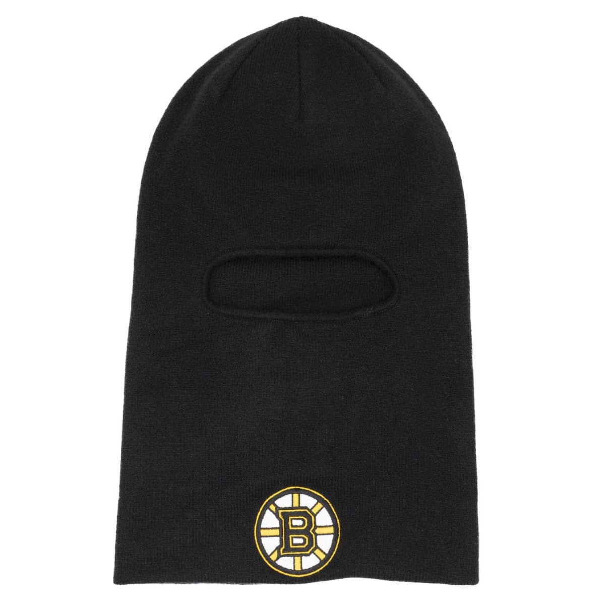 Boston Bruins Tailgate Knit Black Balaclava Cuff-Mitchell & Ness