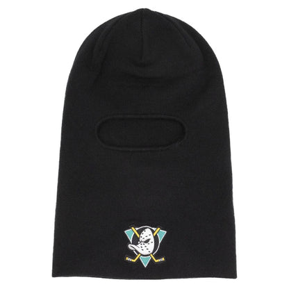 Anaheim Ducks Tailgate Knit Black Balaclava Cuff-Mitchell & Ness