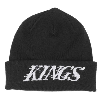 Los Angeles Kings Tailgate Knit Black Balaclava Cuff-Mitchell & Ness