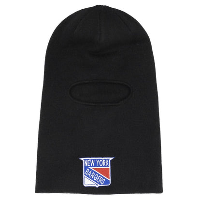 New York Rangers Tailgate Knit Black Balaclava Cuff-Mitchell & Ness