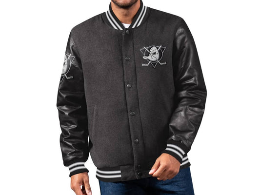 Anaheim Ducks First Rounder Starter NHL Varsity Wool Jacke