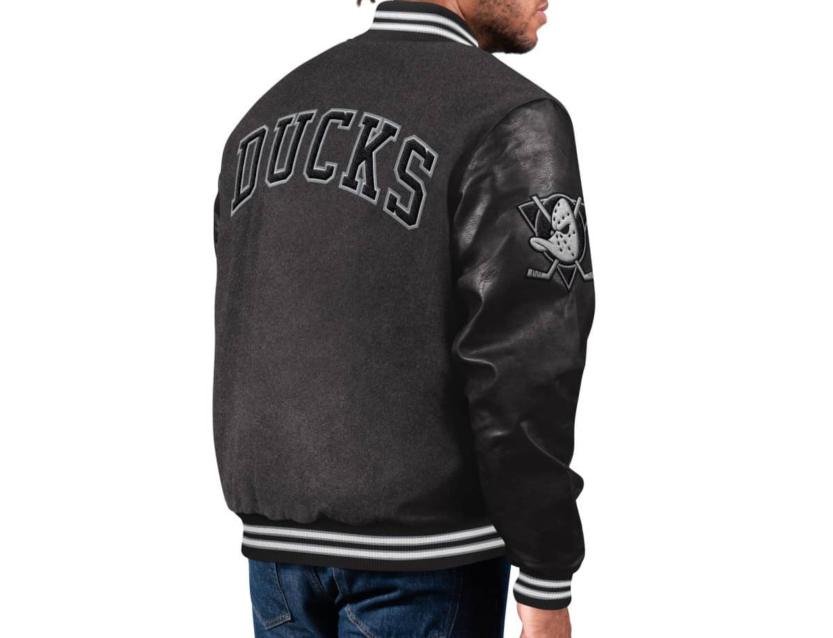 Anaheim Ducks First Rounder Starter NHL Varsity Wool Jacke