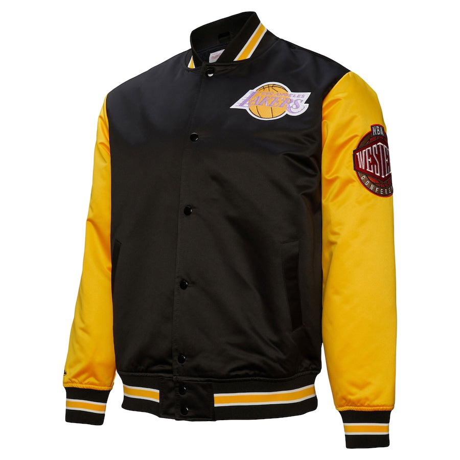 Los Angeles Lakers NBA Mitchell & Ness Primetime Satin Jacke