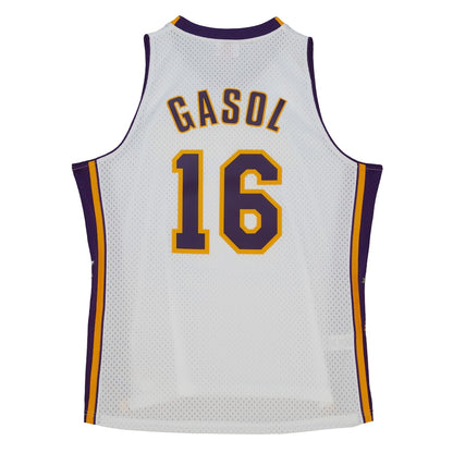 Los Angeles Lakers Pau Gasol Mitchell&Ness HWC Hall of Fame Swingman Jersey