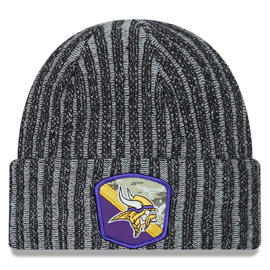 Minnesota Viking New Era NFL Salute to Service Knitted Beanie