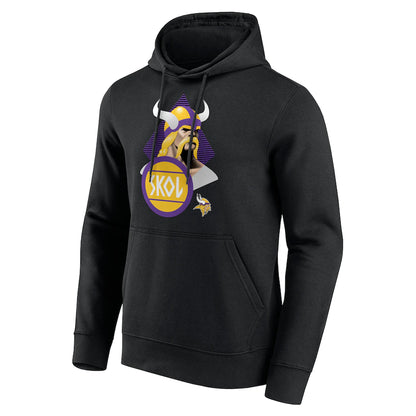 Minnesota Vikings NFL Illustration Hoodie