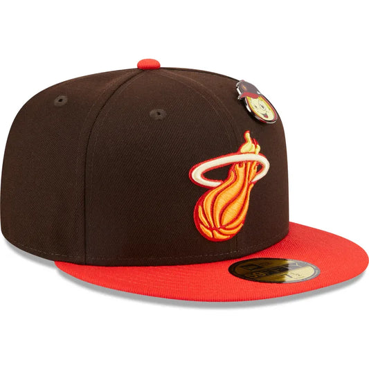 Miami Heat New Era NBA The Elements 59FIFTY Cap