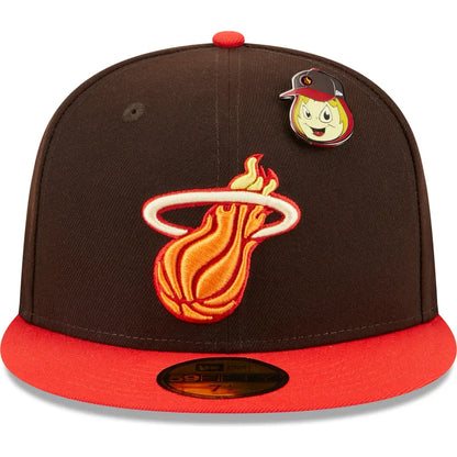 Miami Heat New Era NBA The Elements 59FIFTY Cap