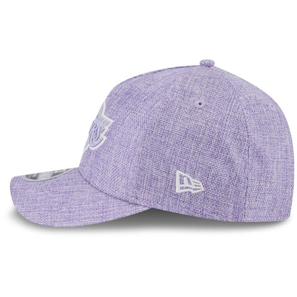Los Angeles Lakers Cotton Weave Purple 9FORTY M-Crown A-Frame New Era Snapback