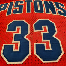 Laden Sie das Bild in den Galerie-Viewer, Detroit Pistons Grant Hill Champion Authentic Jersey 48 (L)