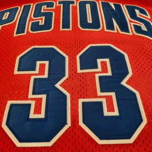 Detroit Pistons Grant Hill Champion Authentic Jersey 48 (L)