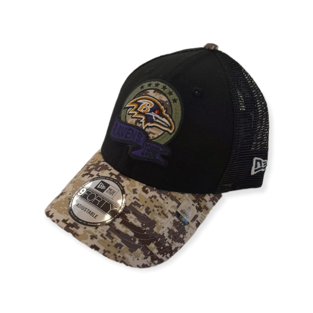 Baltimore Ravens New Era Salute to Service 9FORTY Cap