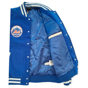 New York Mets New Era MLB Wordmark Varsity Jacket