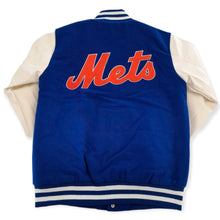 Laden Sie das Bild in den Galerie-Viewer, New York Mets New Era MLB Wordmark Varsity Jacket