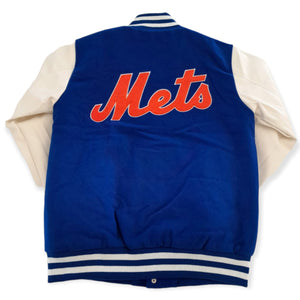 New York Mets New Era MLB Wordmark Varsity Jacket