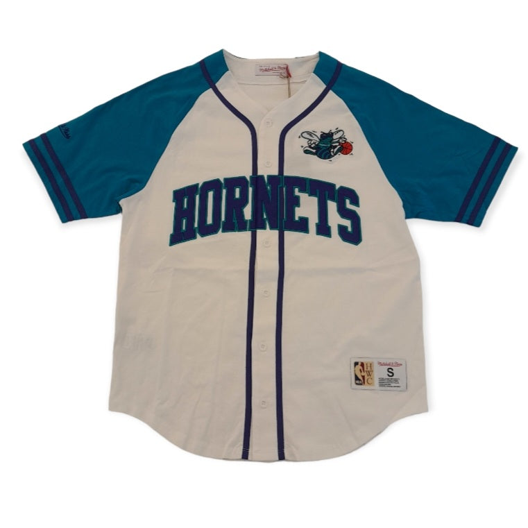 Charlotte Hornets Mitchell&Ness NBA Practice Day Button Front Jersey
