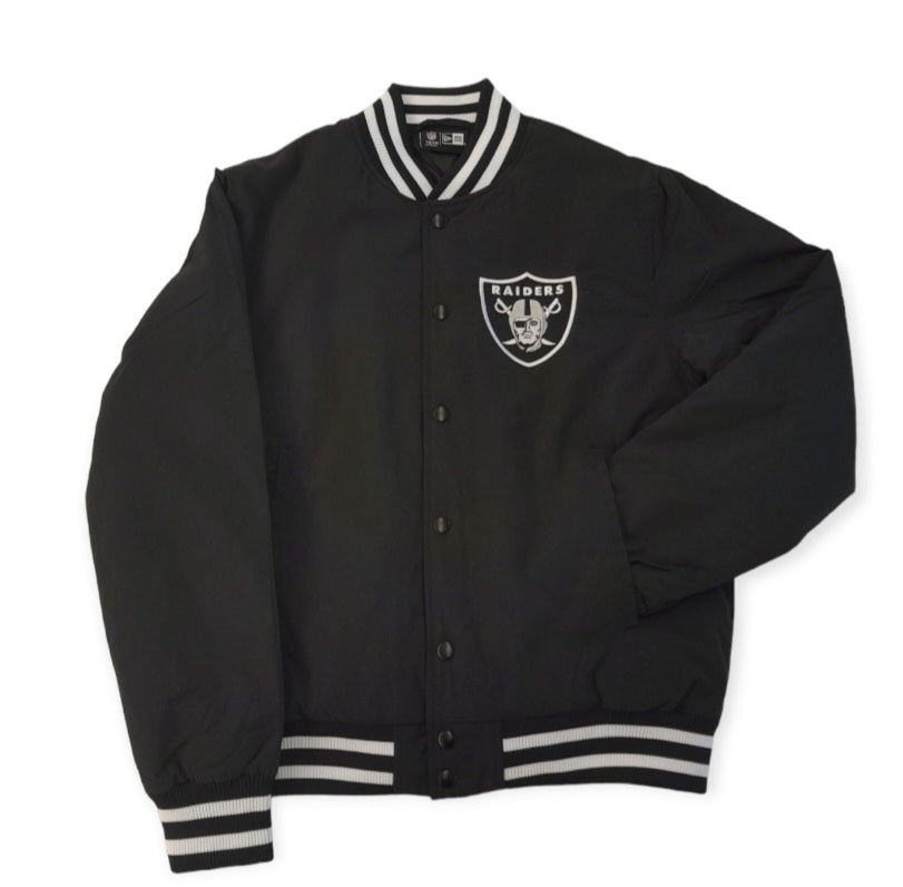 Las Vegas Raiders NFL Team Logo Bomber Jacket