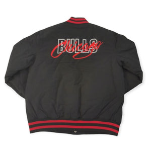 Chicago Bulls New Era Script Bomber Jacket