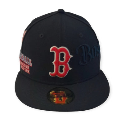 Boston Red Sox New Era 59FIFTY MLB Script Cap