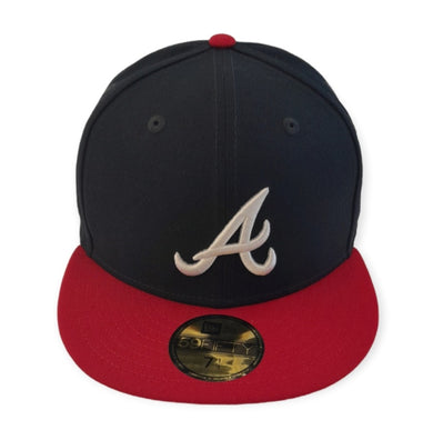 Atlanta Braves CANDY CANE Fitted Hat by New Era